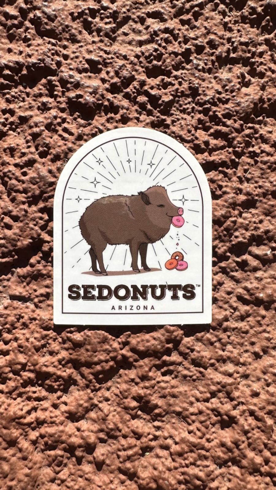 Exclusive Sedonuts and Coffee Stickers SEDONA ARIZONA