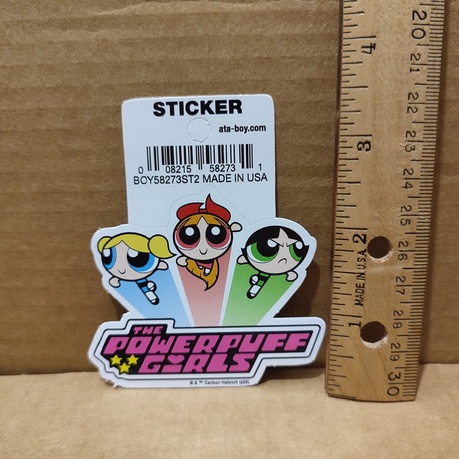 The Powerpuff Girls Die Cut Vinyl Sticker Official Cartoon Collectible Decal
