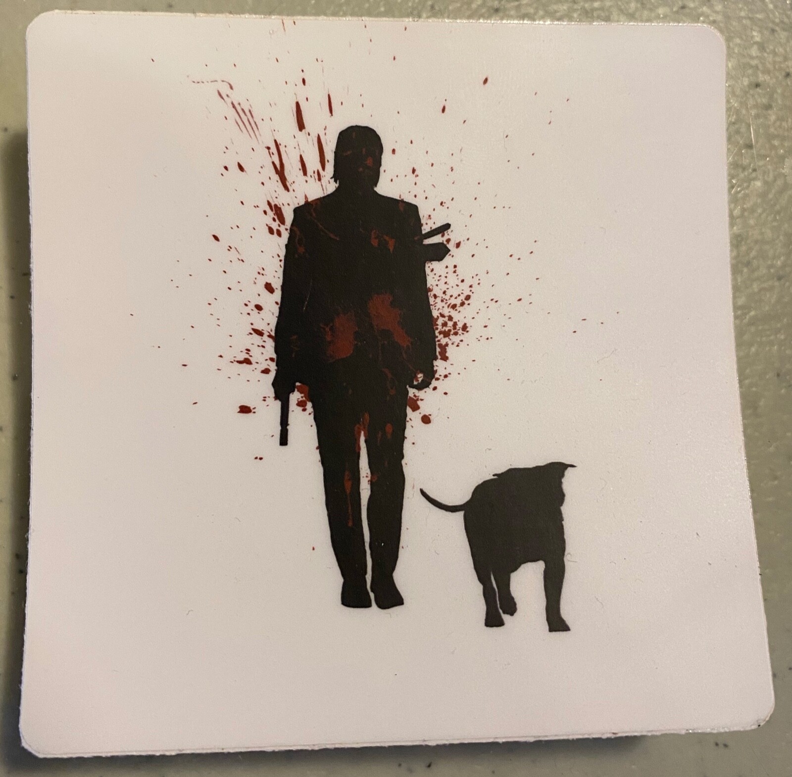 3" x 3" 'John Wick' Vinyl Matte Sticker