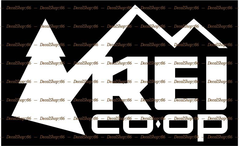 REI Gear & Clothing – Outdoors Sports – Car Vinyl Die-Cut Peel N' Stick Decals