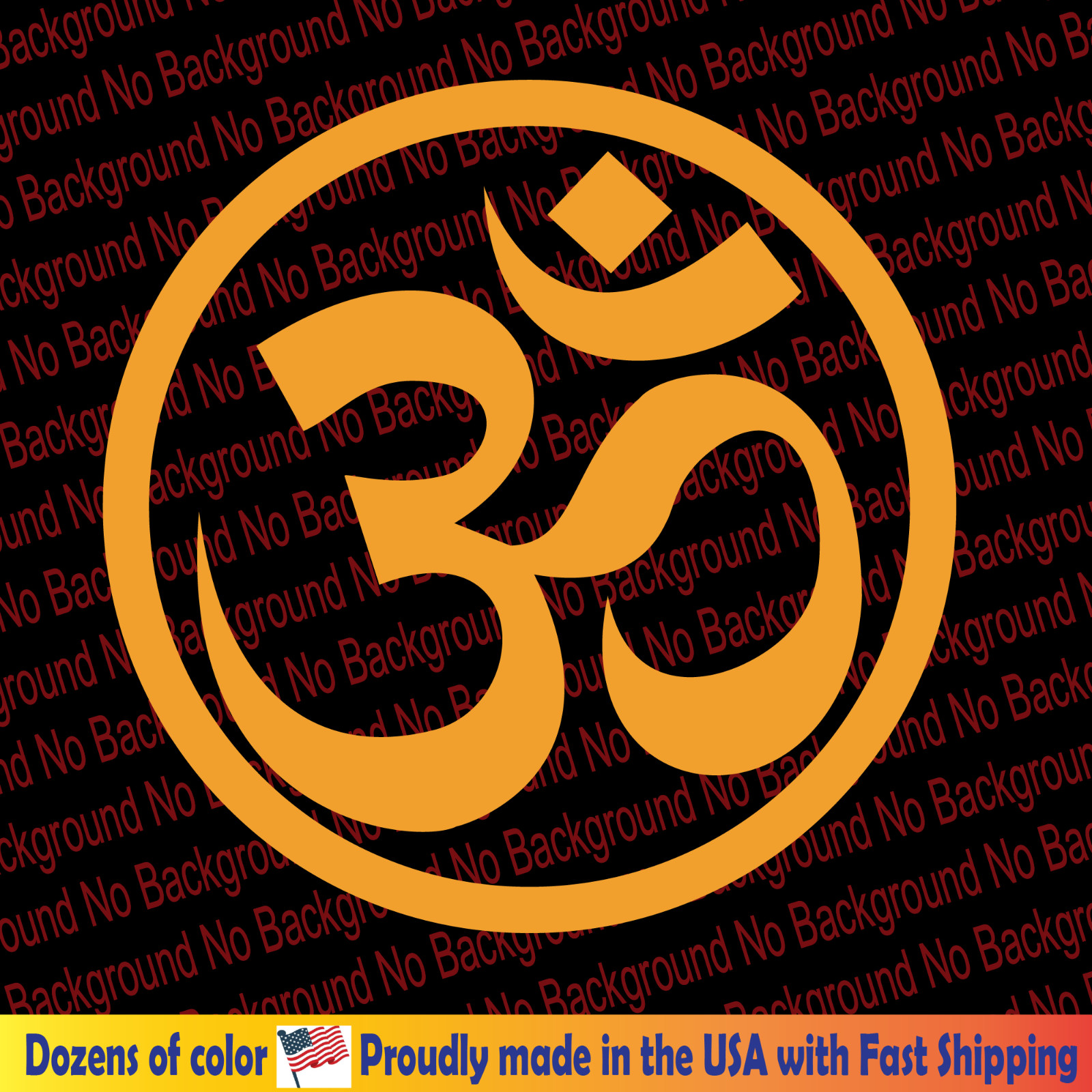Om Symbol Decal Die Cut Sticker Hinduism Buddhism Buddha Essence Universe FY175