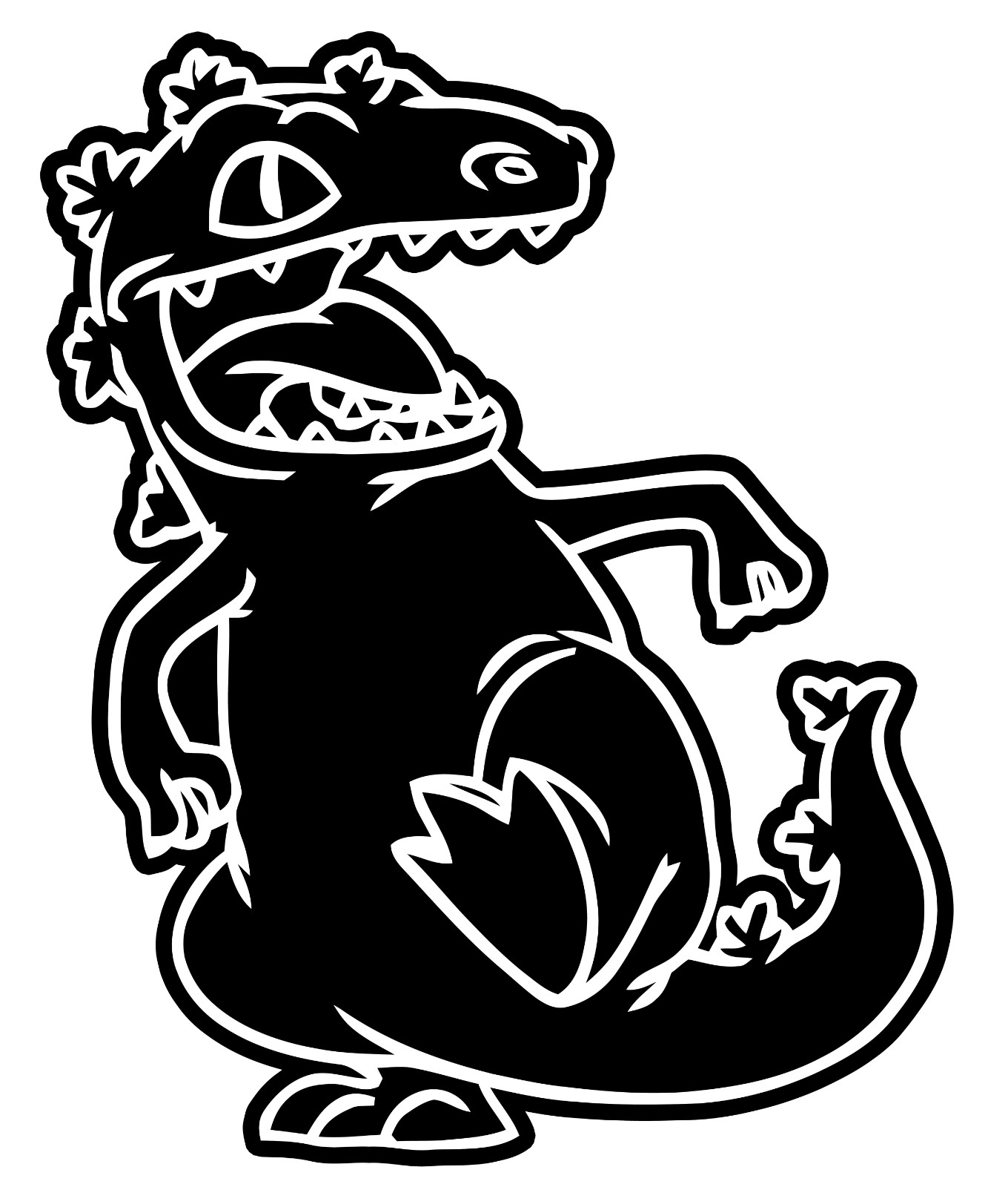 6" Reptar Rugrats Cartoon Vinyl Decal Sticker
