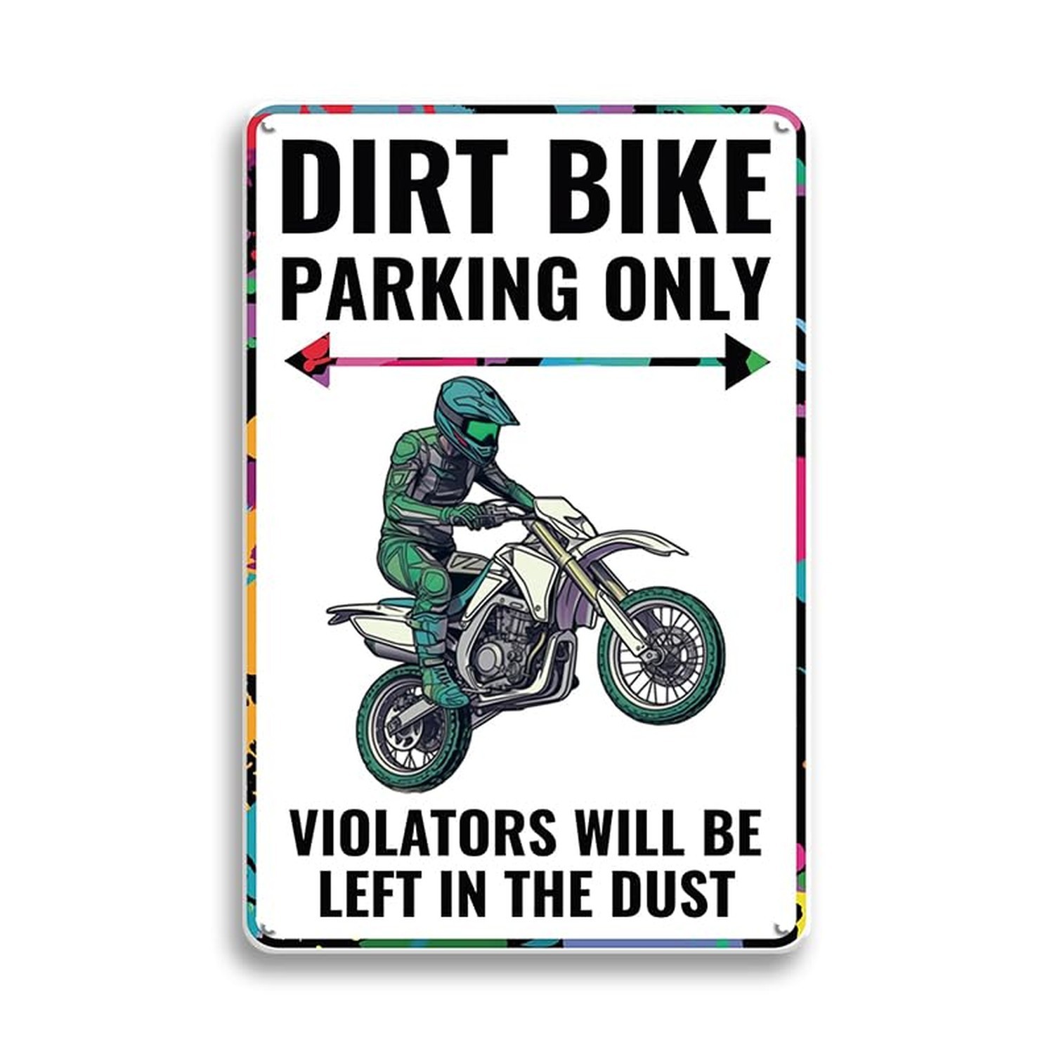 Dirt Bike Accessories Dirt Bike Sign Decor for Boy's Room Mancave Decor Dirtb…