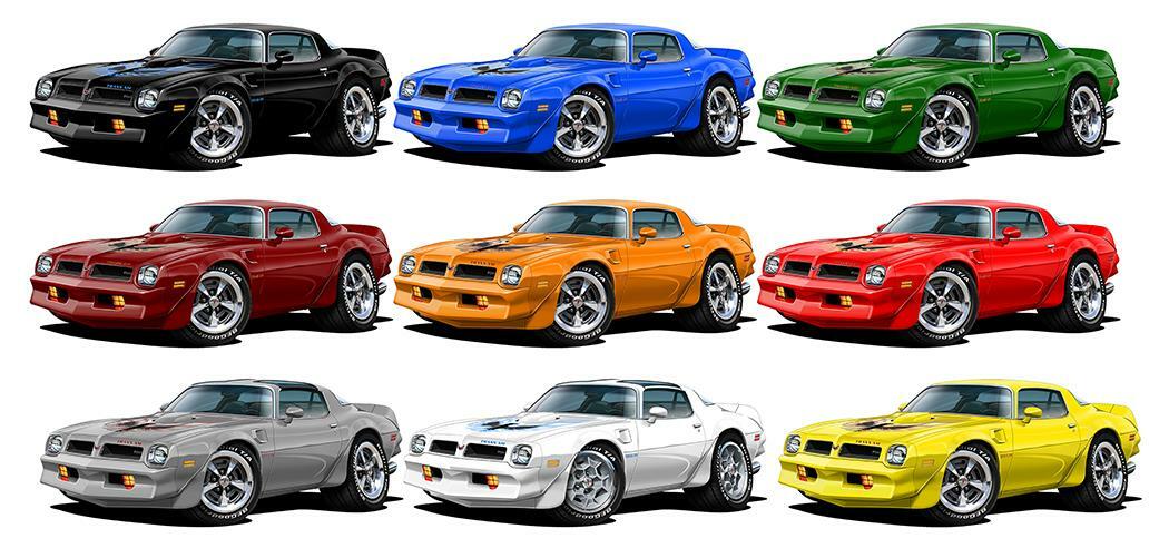 1976 Trans Am Firebird My Garage My Rules Wall Art Graphic Sticker