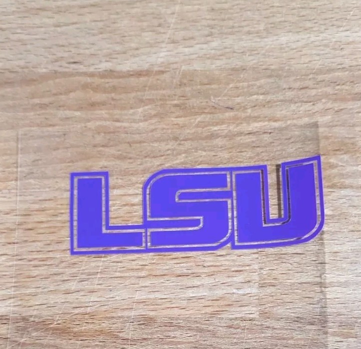 LSU Tigers vinyl decal