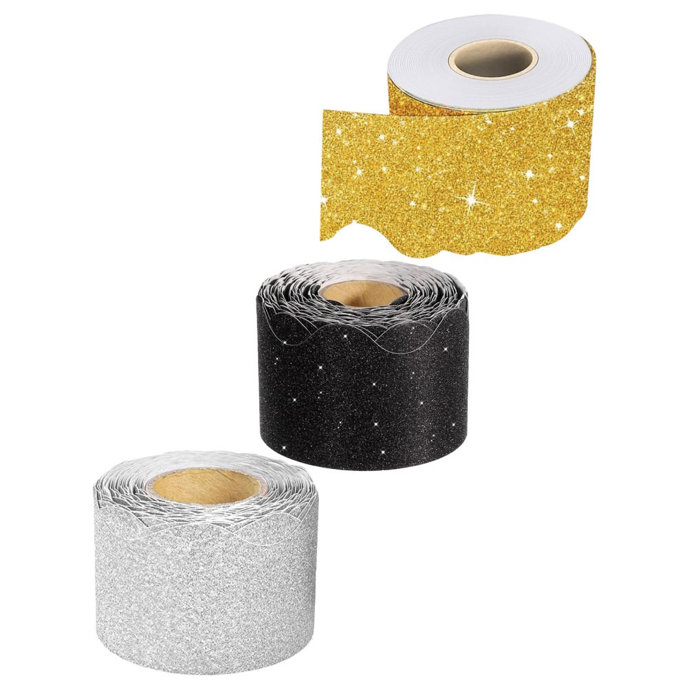 3 Rolls Holiday Bulletin Board Borders Paper Trim Classroom Decor