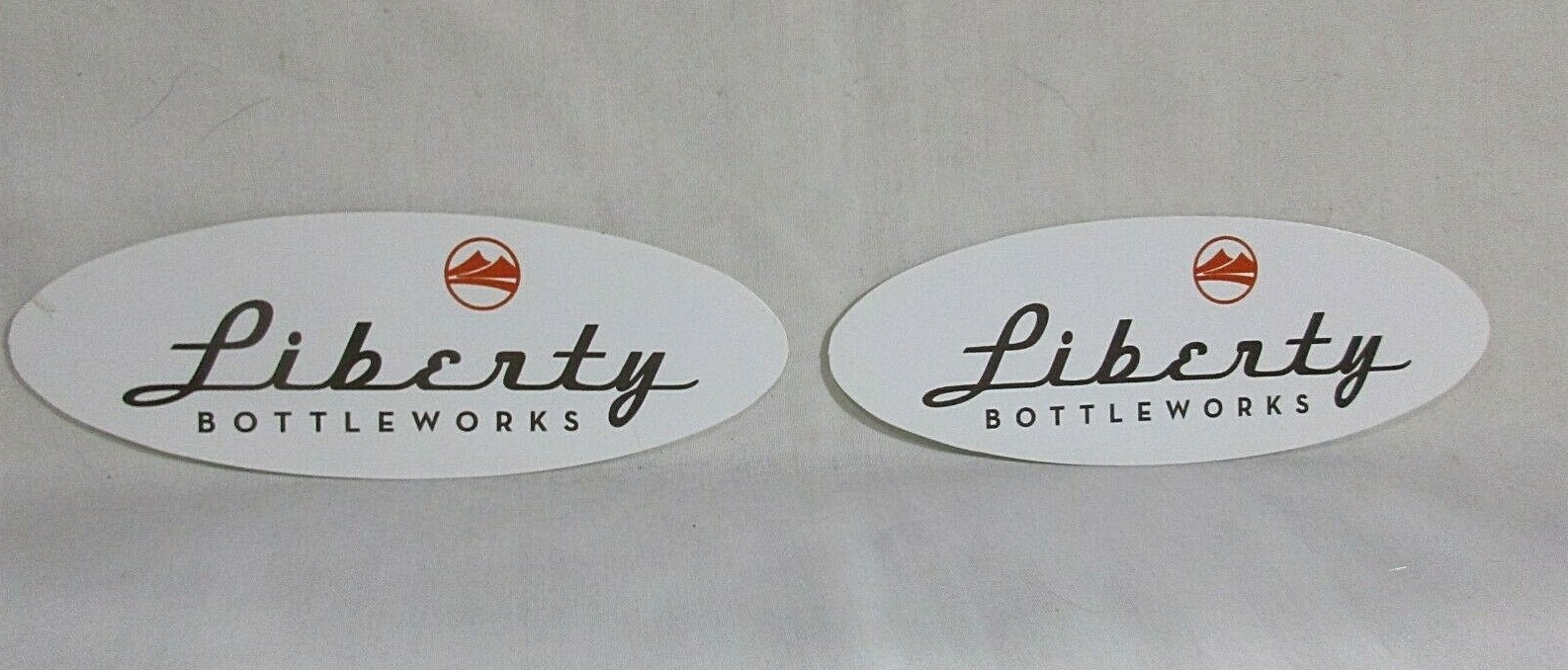 Lot of 5 Liberty Bottleworks Decal Sticker Label 2 Oval & 3 Square (See Photos)