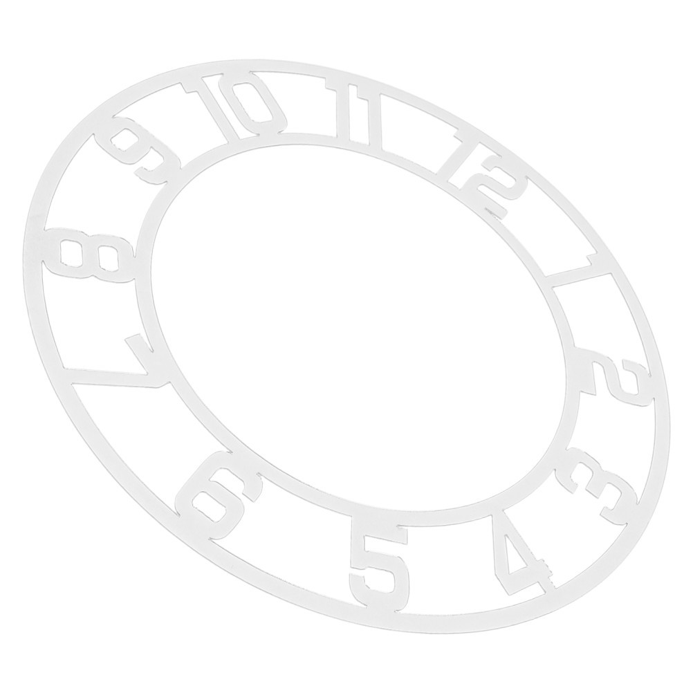 Large Number Digital Clock Roman Numerals Wall Decorative Stickers