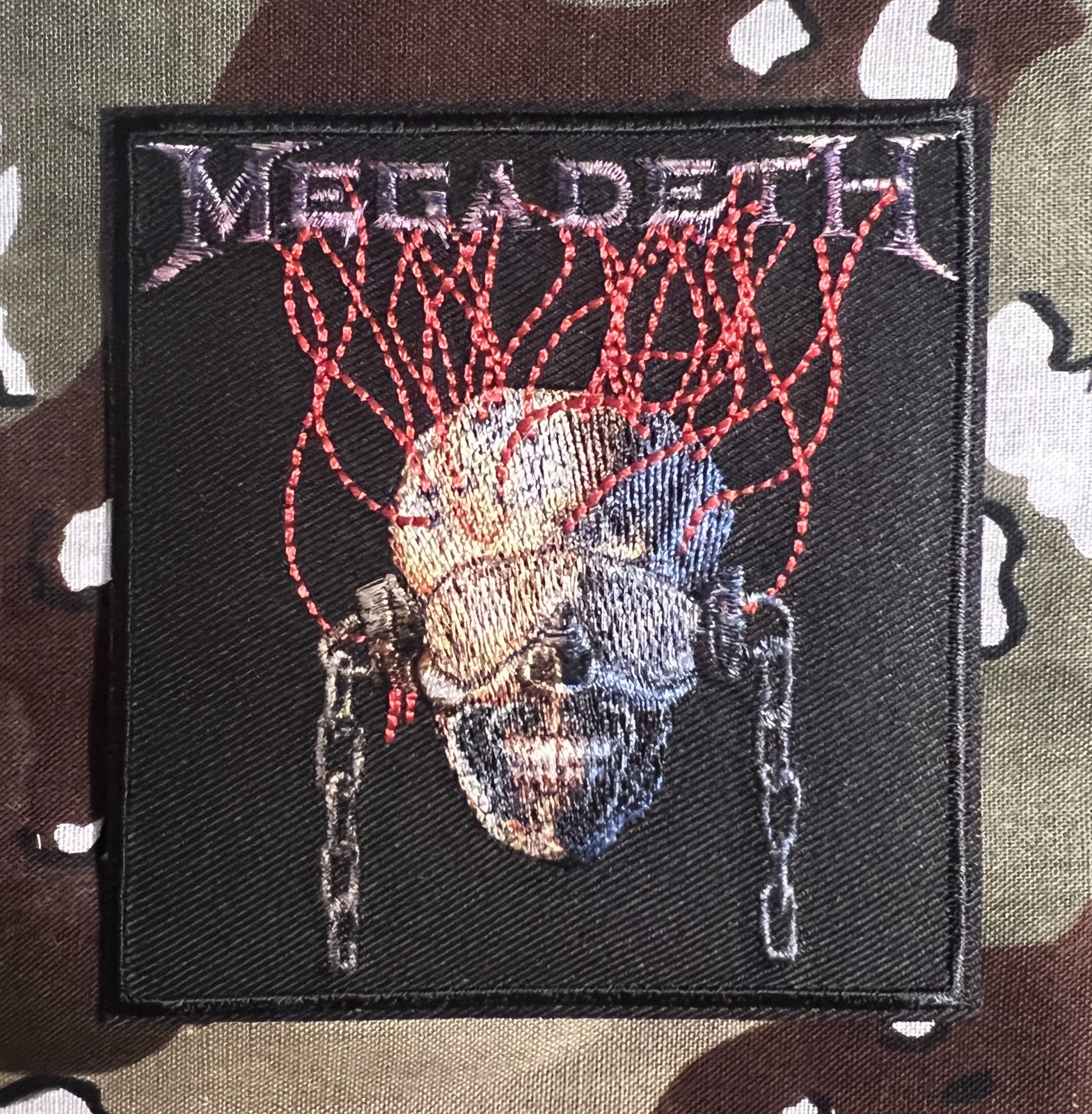 Megadeth Official Vic Rattlehead Patch M123P