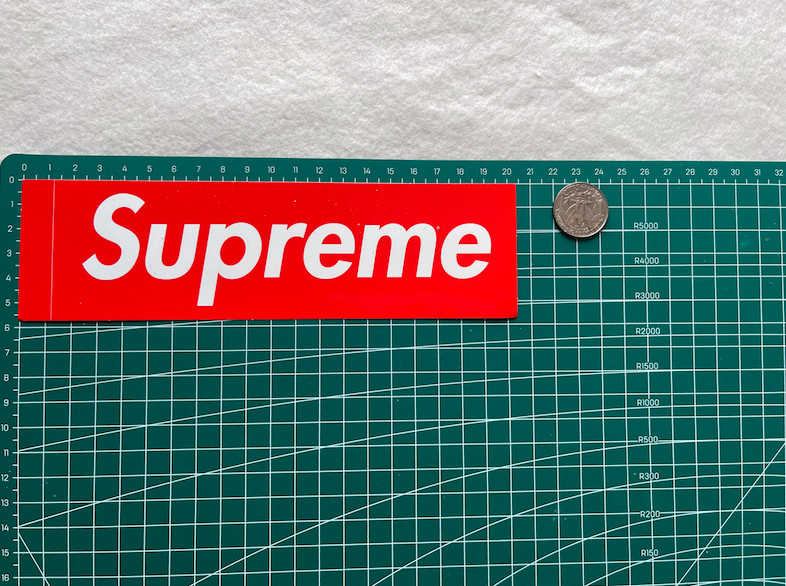 Supreme Box Logo Sticker Red Authentic Various Pack Free Shipping Ship SameDay