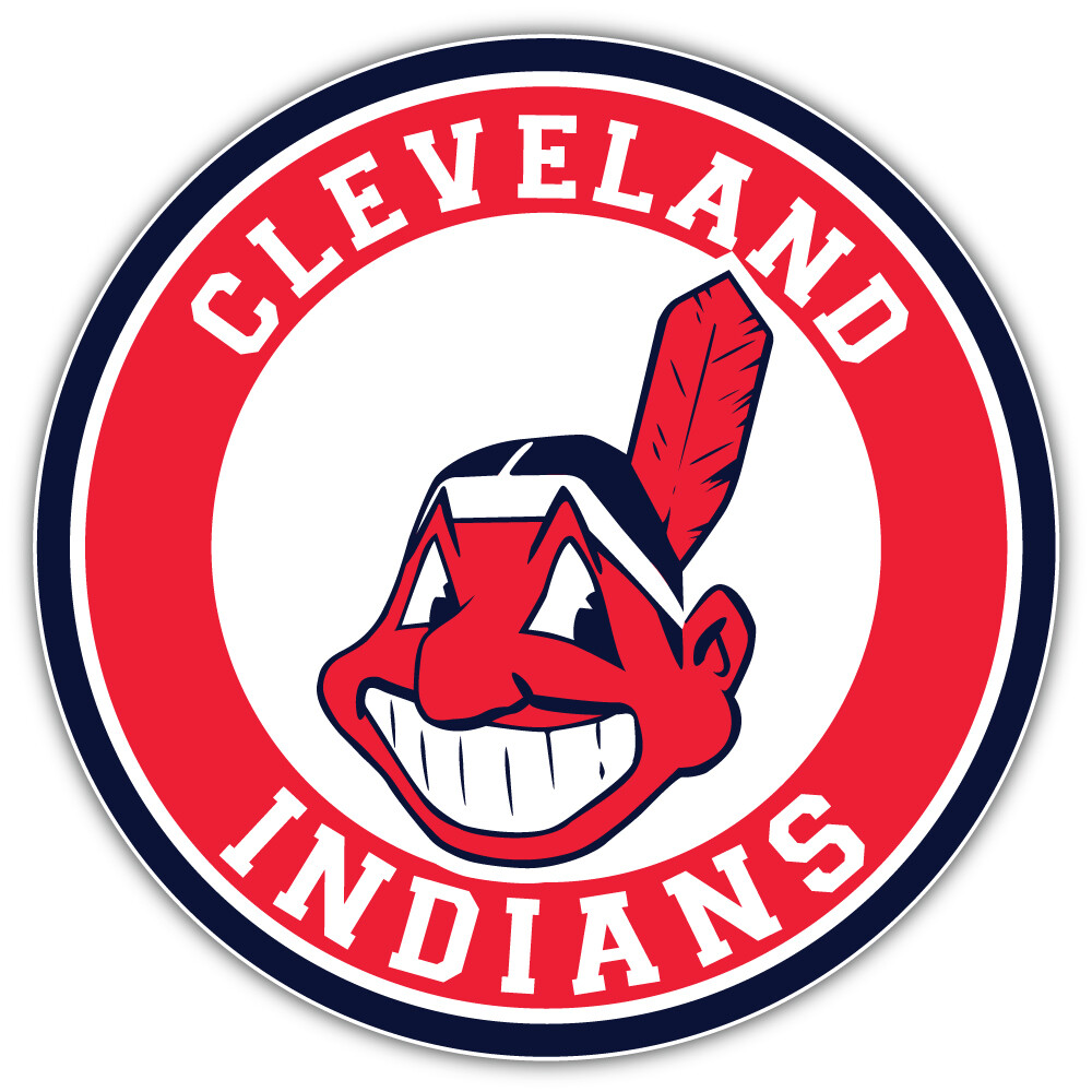 Cleveland indians MLB Baseball Sport Logo Car Bumper Sticker Decal "SIZES"