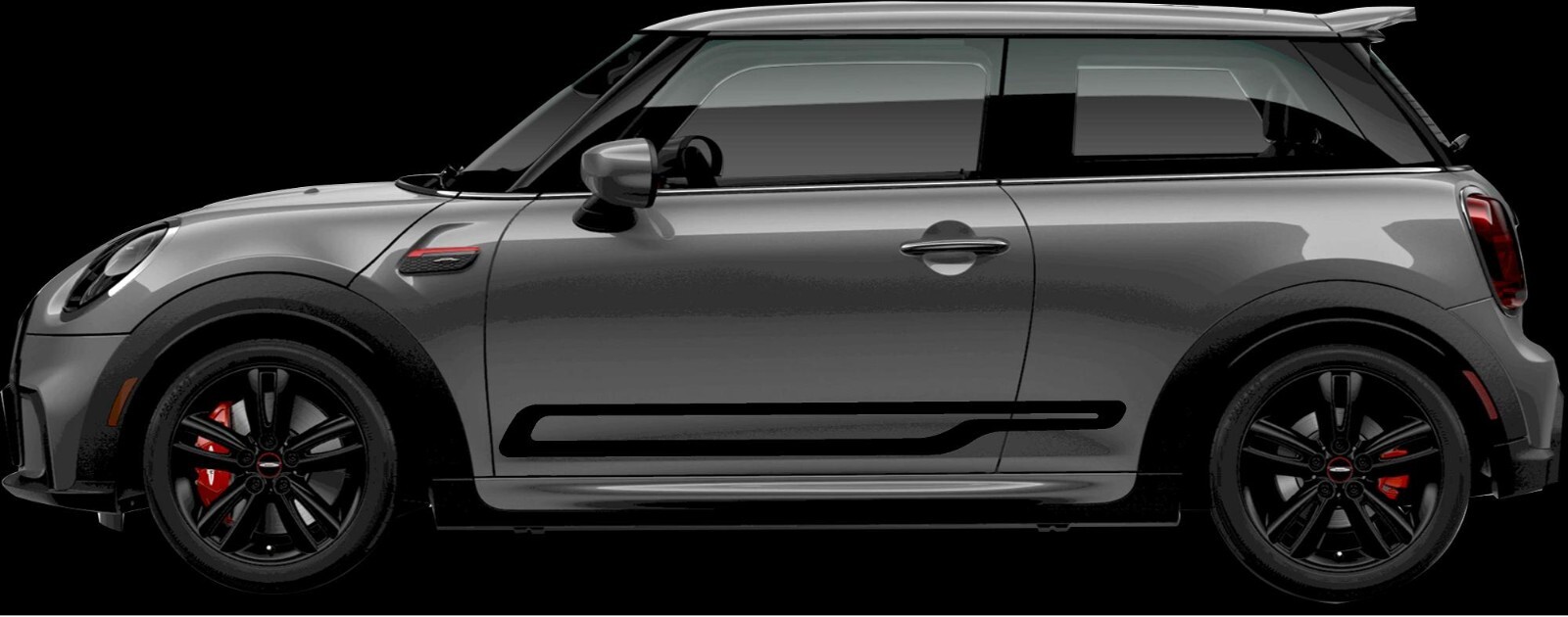 2) Side Stripes Sticker For MINI John Cooper Works JCW GP Edition F55 F56 F57