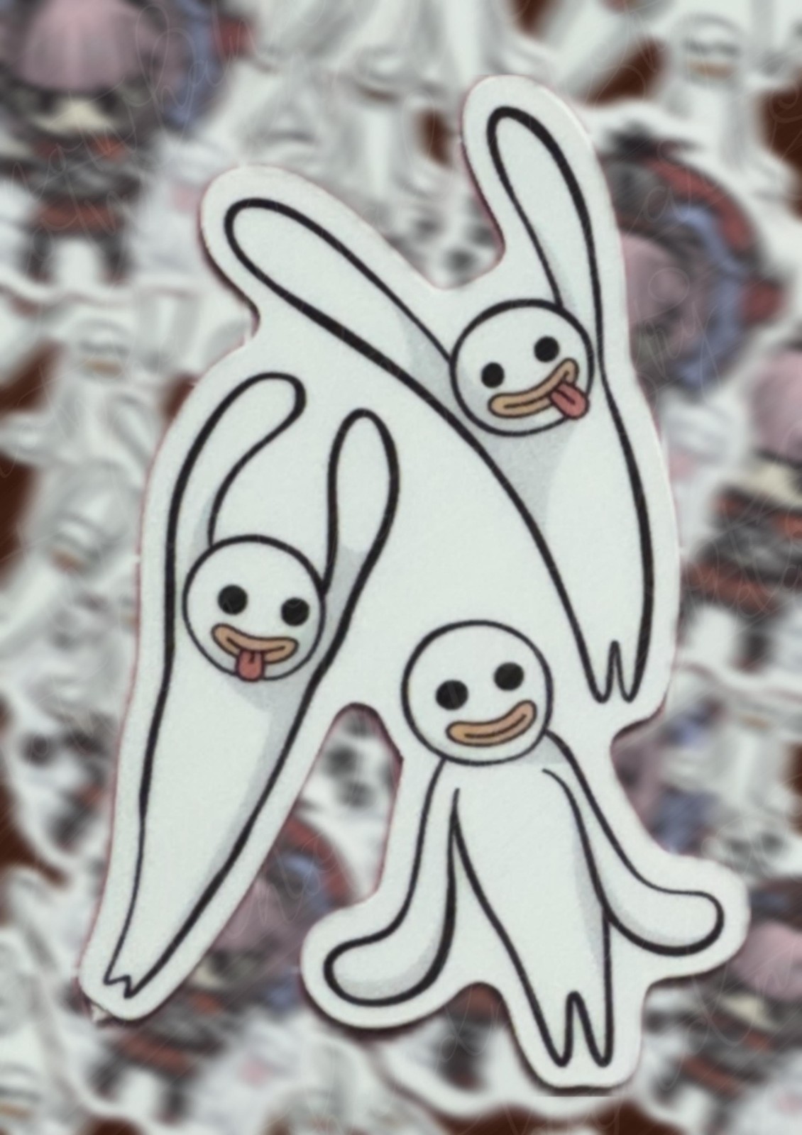 One Piece Perona Negatives Weatherproof Stickers