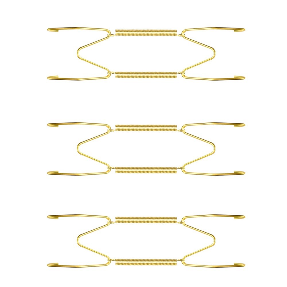 3 Pcs Adjustable Metal Plate Hangers for Wall For Plates with Sturdy Wall Hooks