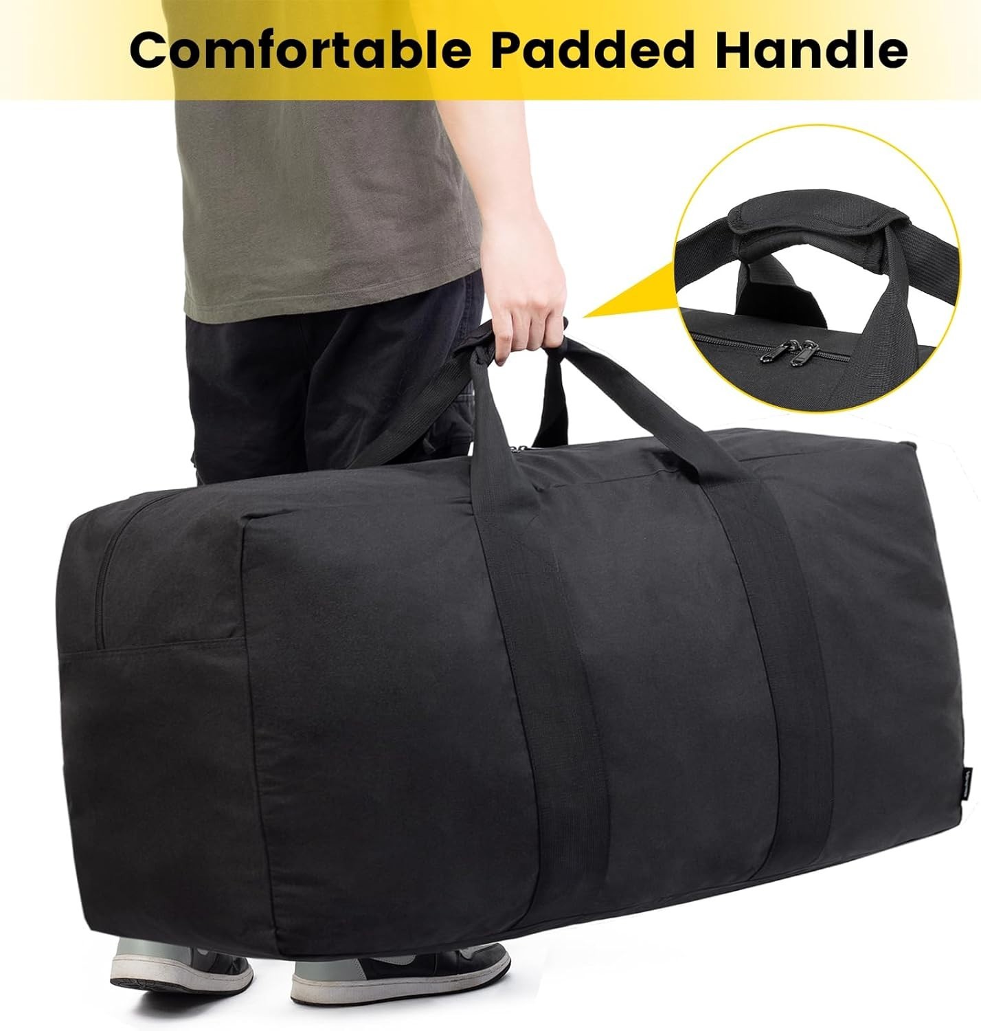 Extra Large Duffle Bag for Travel – 150L Duffel Bag for Men Gear Bag for Storage
