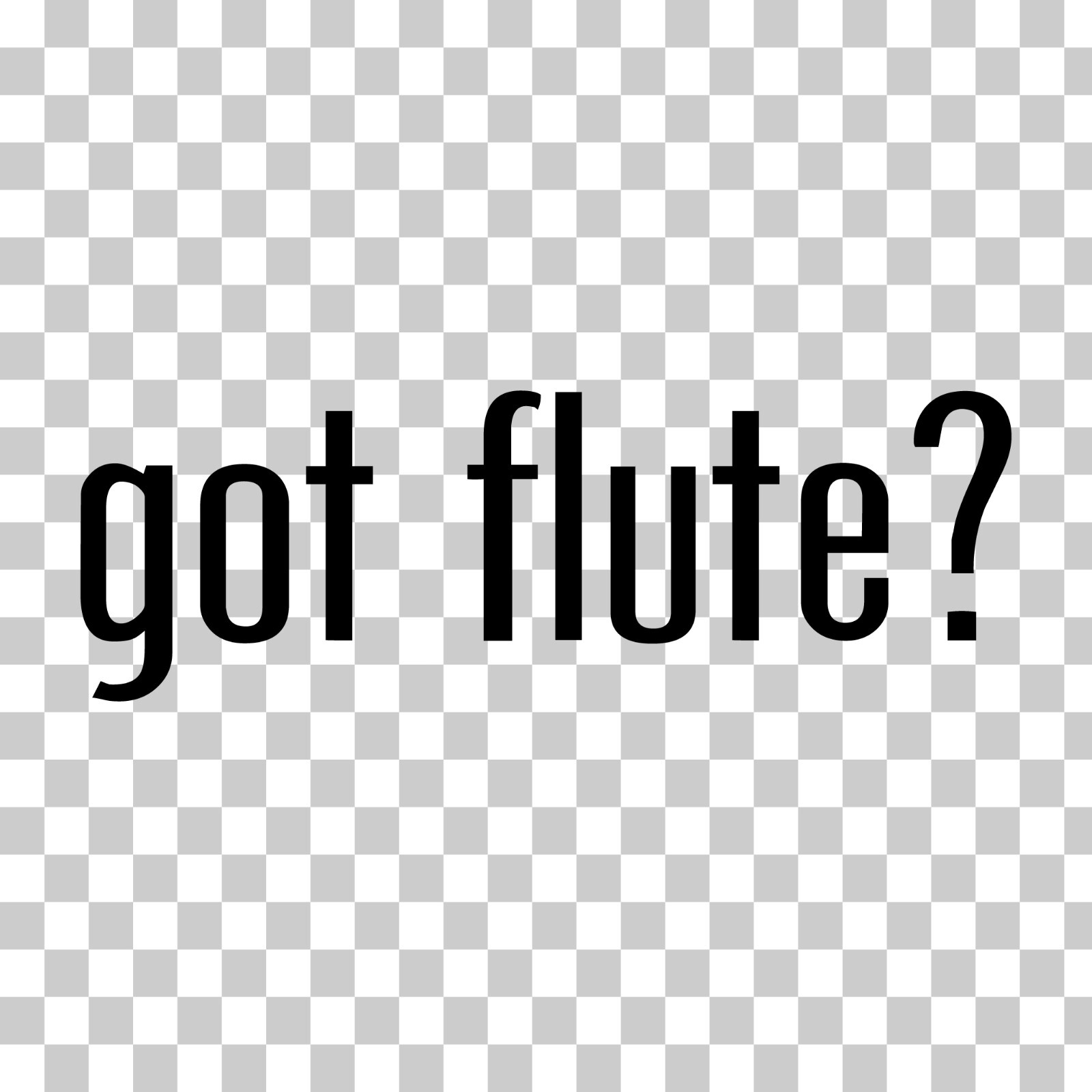 Got Flute? Custom Vinyl Sticker/Decal Music, Instrument, Flutist, Lesson