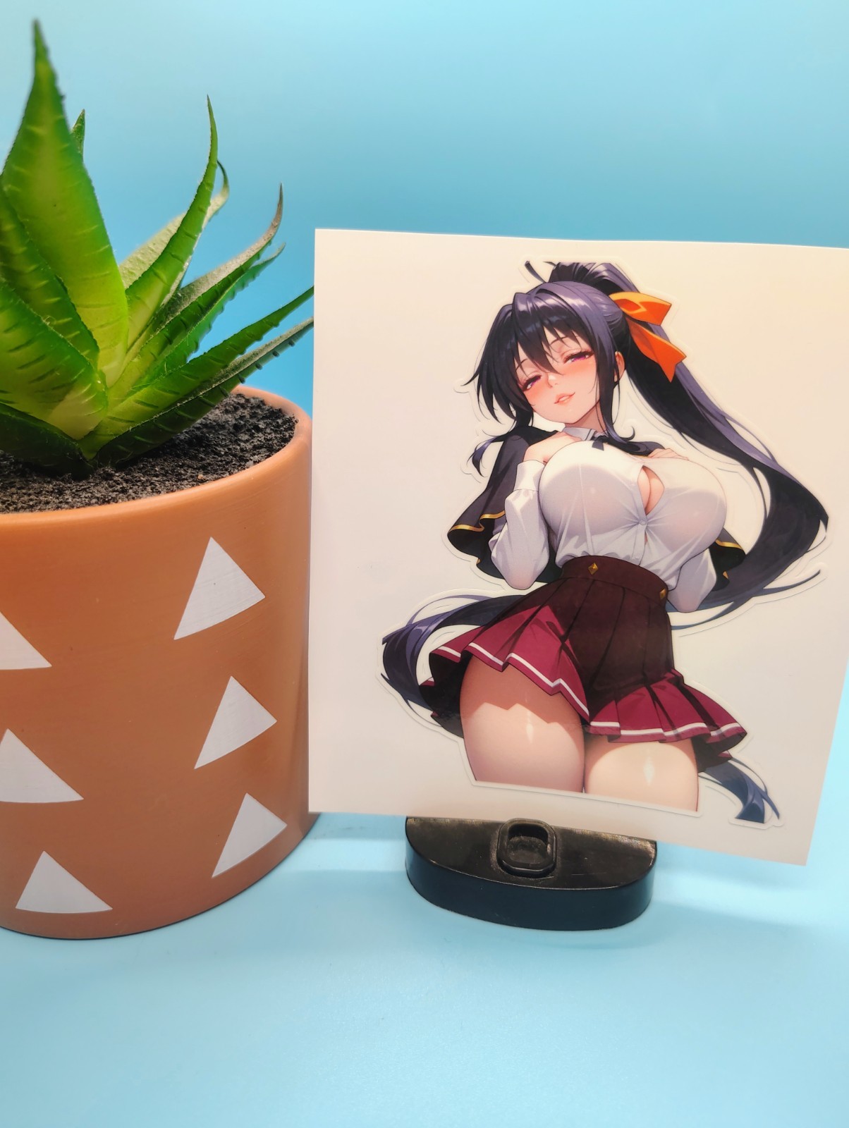 (4.5 Inches) High School DxD – Akeno (Oppai) Water-Resistant Vinyl Sticker