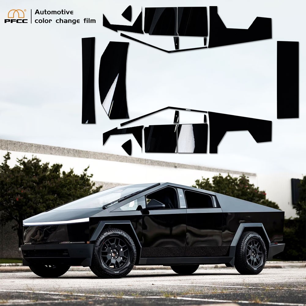 Tesla Cybertruck DIY PPF Paint Protection Color Changing Film Vinyl Film Wrap