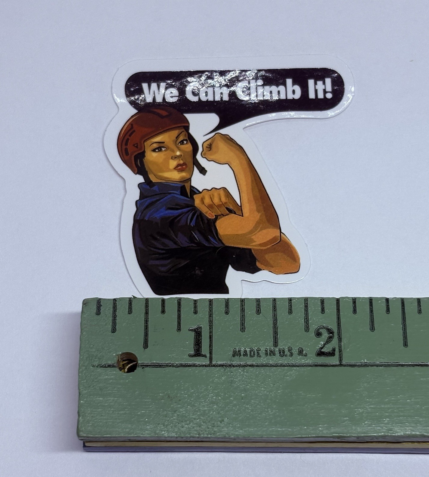 “We Can Climb It” Hiking Sticker Mountain Climb Travel Decal Vinyl Art Decor Tc9