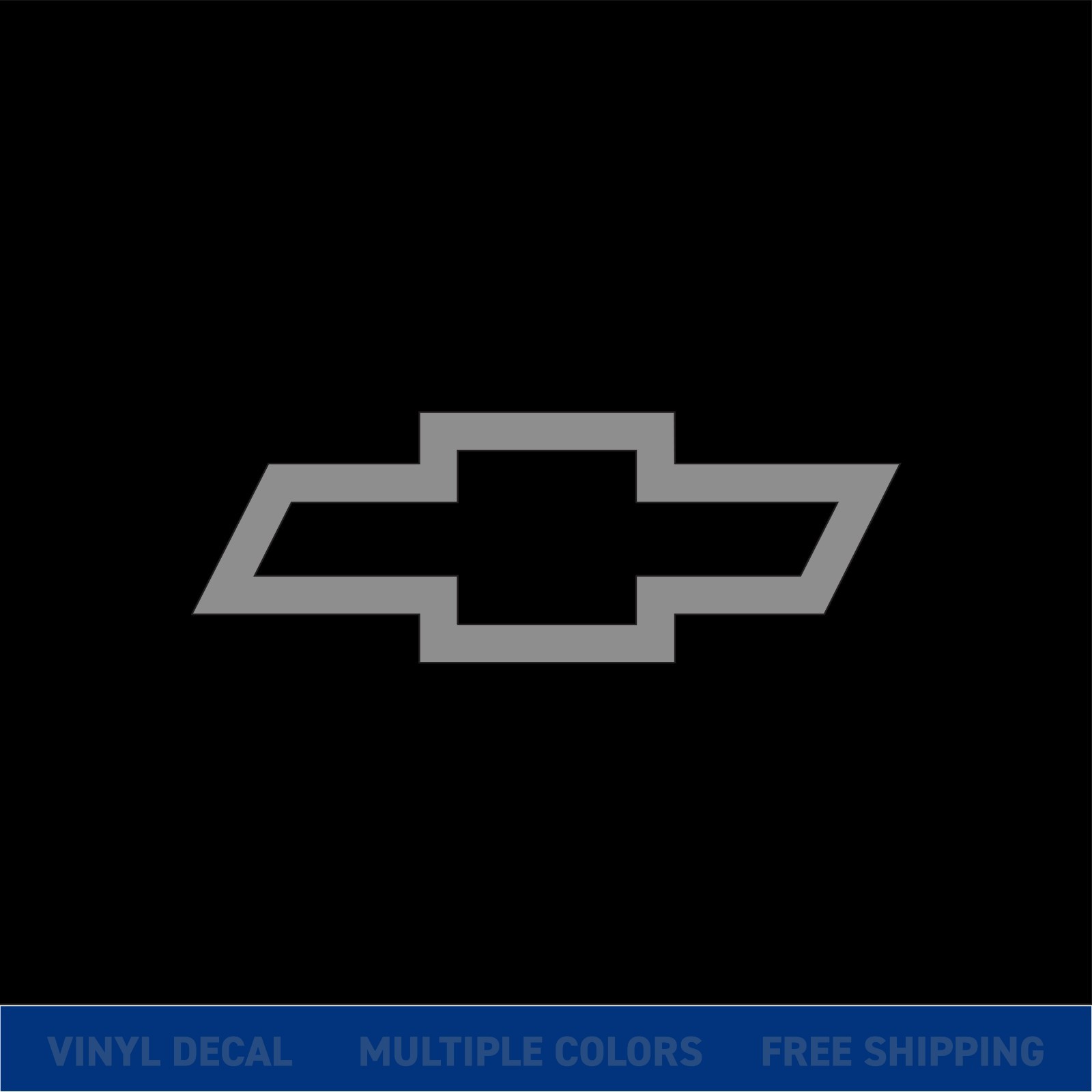 Chevy Bowtie Logo Vinyl Decal Sticker | Chevrolet Truck Car Window Graphic