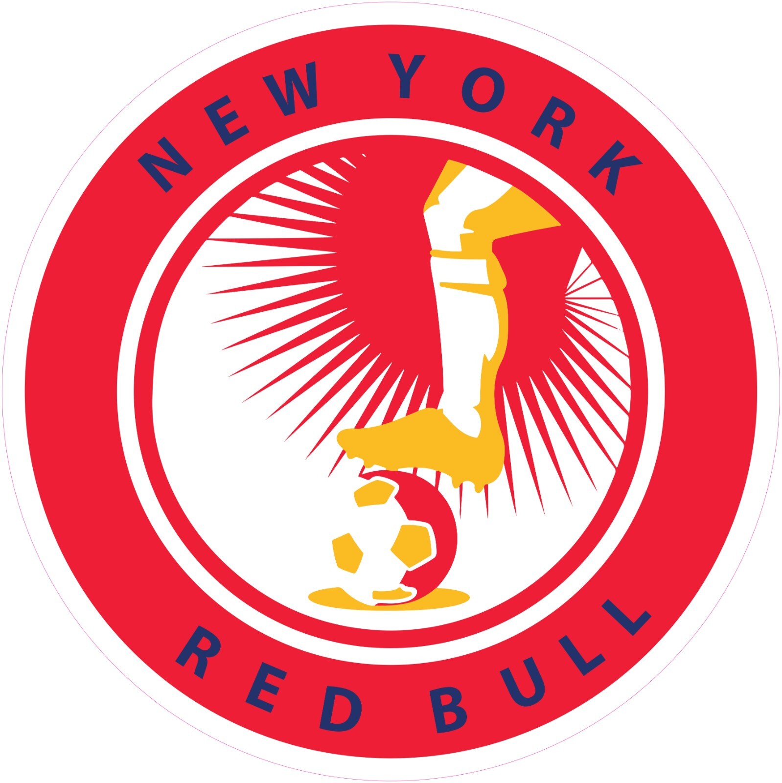 New York Red Bull Soccer Vinyl Decal Sticker Car Truck Bumper Laptop Mug Tumbler