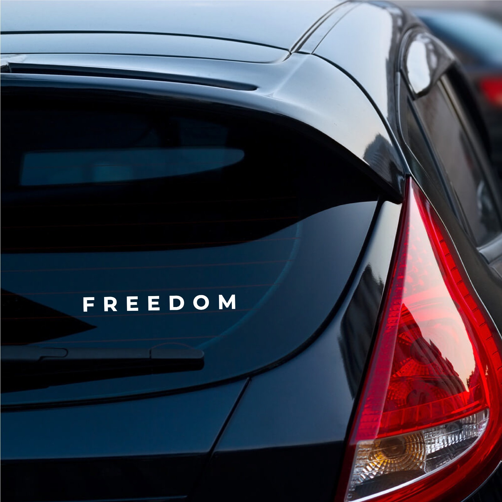 FREEDOM Vinyl Decal Sticker USA Patriot Charlie Kirk – Multiple Sizes & Color