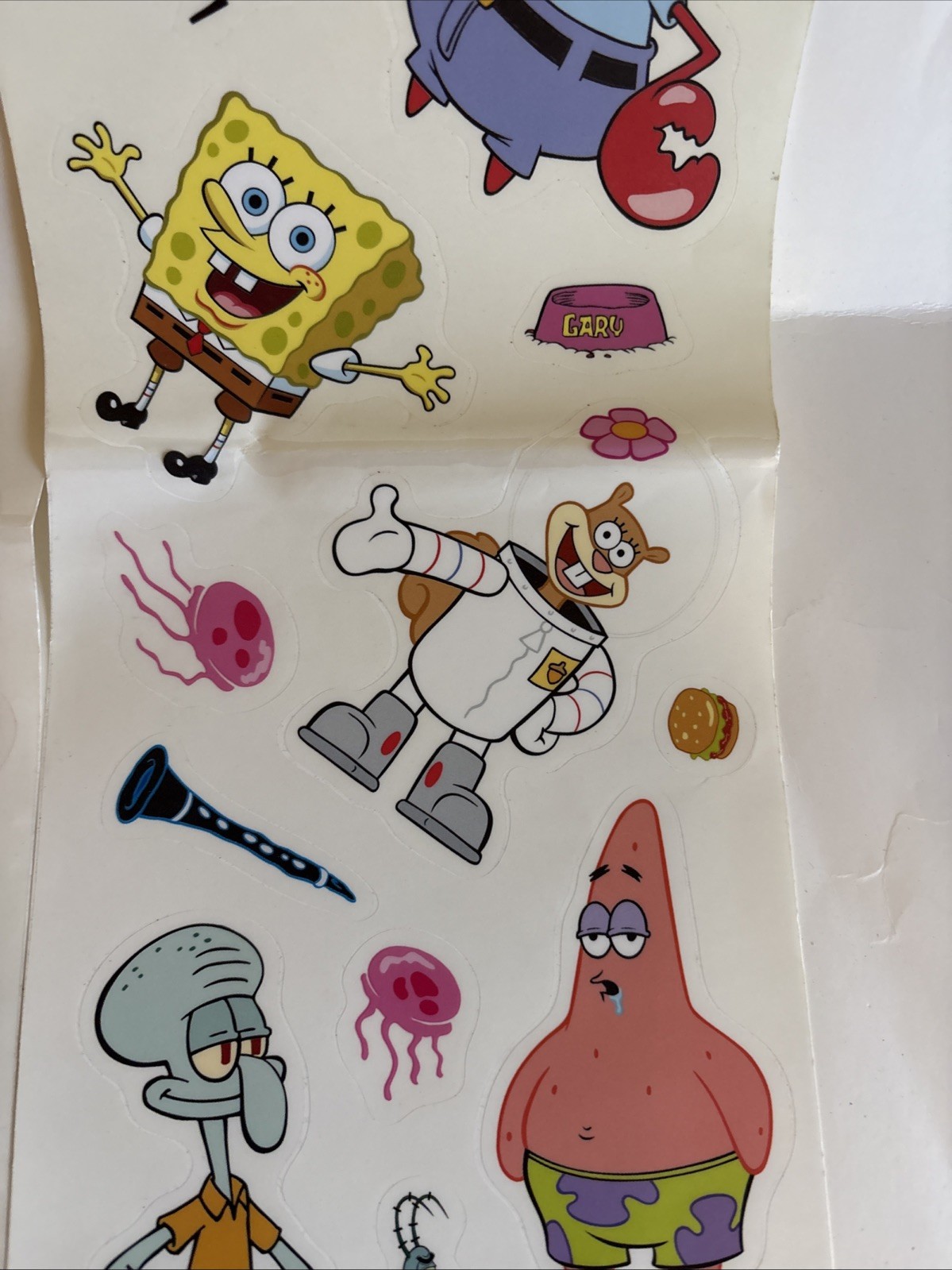 SPONGEBOB SQUARE PANTS Sandy Patrick Squidward Gary Nickelodeon Wall decals 2