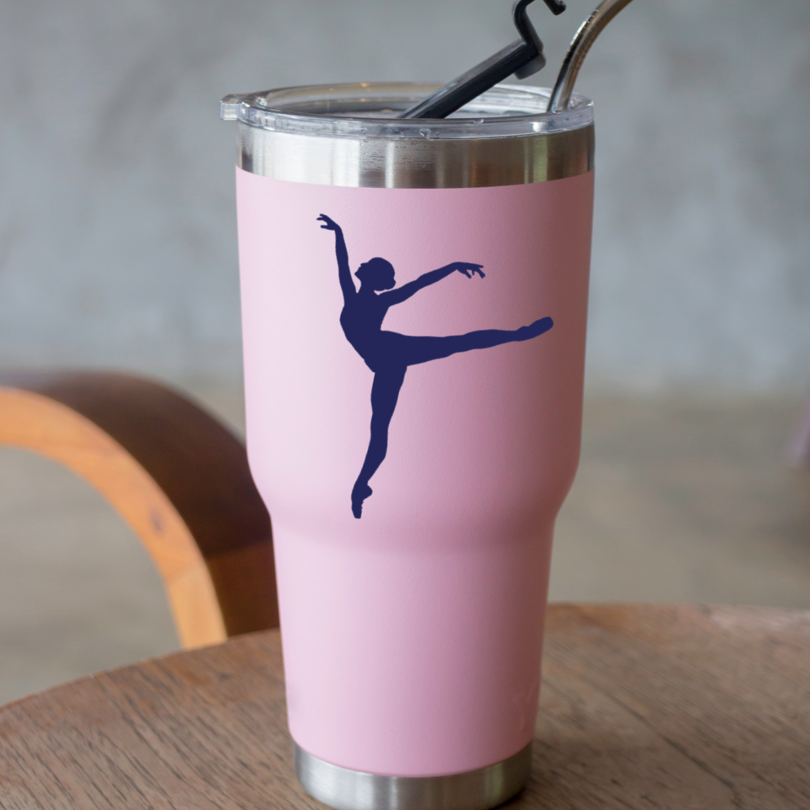 Ballerina Arabesque Vinyl Decal, Decal for Cars, Laptop, Phone, Tumblers