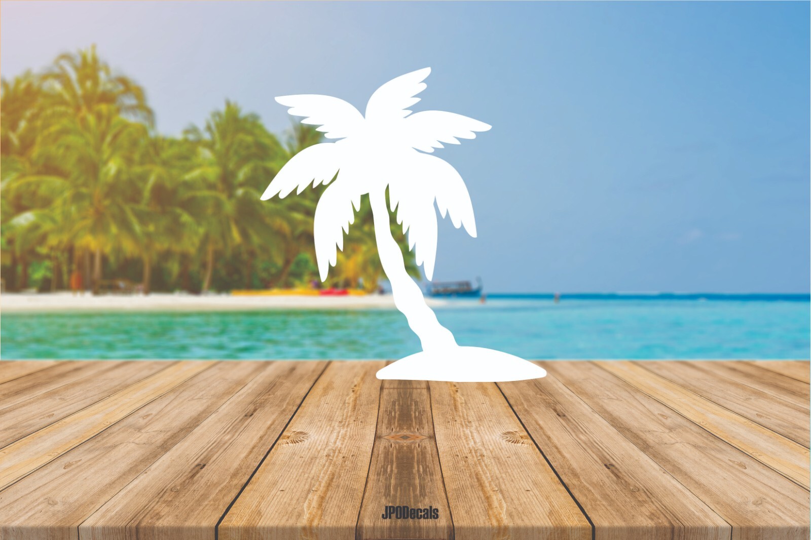 Vinyl Decal Palm Tree Style #5 Transfer Sticker Premium Quality Outdoor Vinyl