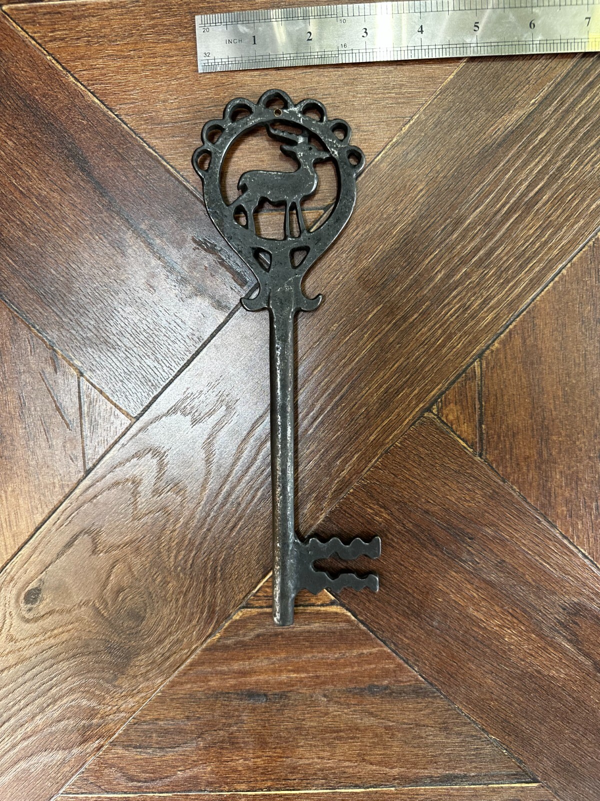 Antique key wall ornaments,deer key,9.8 inch – 25 cm