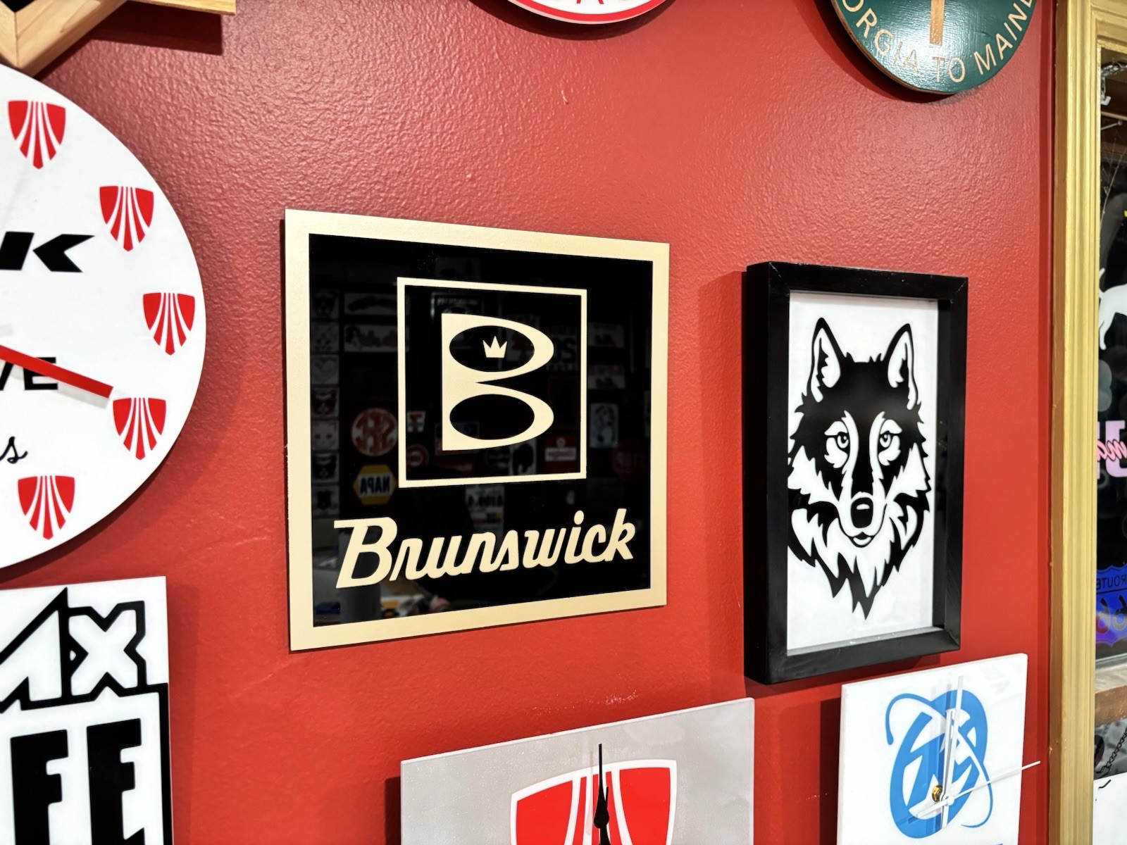 Brunswick Crown Logo Die Cut Vinyl Decal Pool Table Car Windows Bowling Billiard