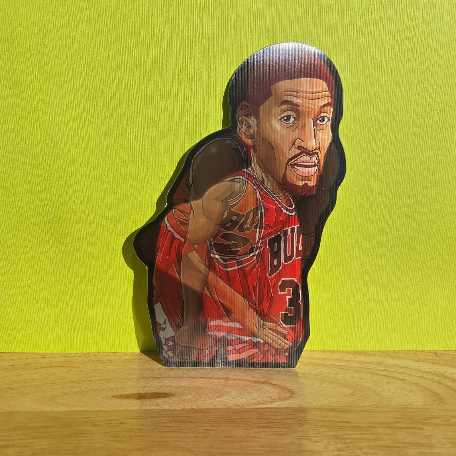 Michael Jordan & Scottie Pippen Chicago Bulls 3D Lenticular Peeker Sticker Decal