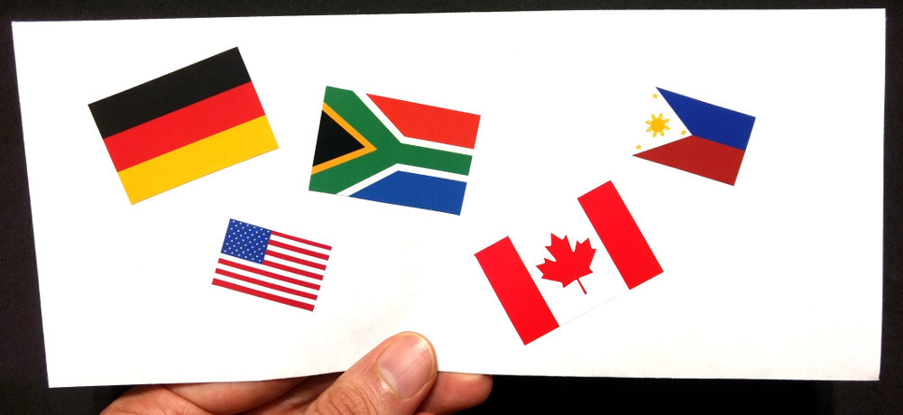 40 Removable Stickers: Australia Flag, Australian Party Favors, Decals