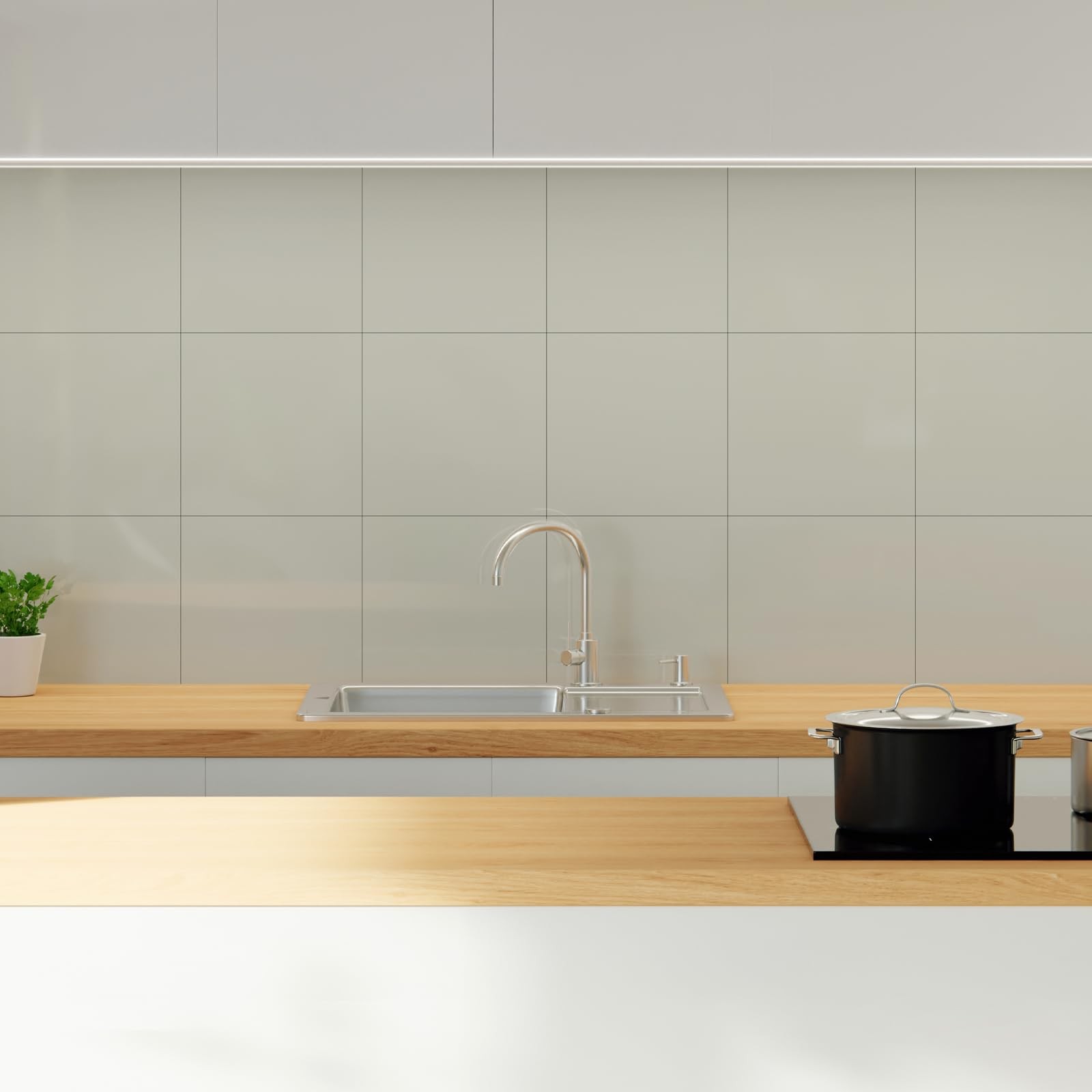 10 Sheets Peel and Stick Backsplash, 11.8"x11.8" Stick on Backsplash Tile Sti…
