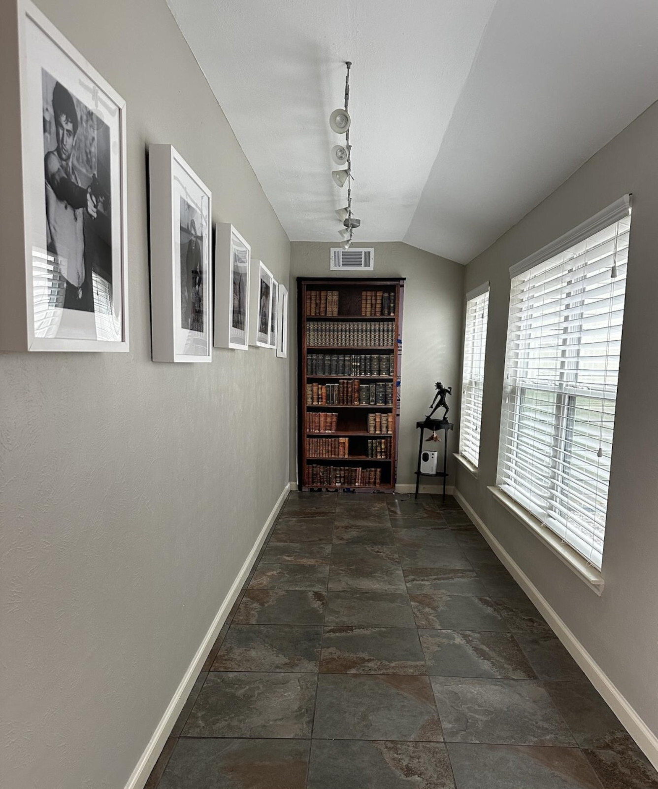 Fake Bookshelf Door Mural, Dementia Friendly. Antique Books 1-Piece Design