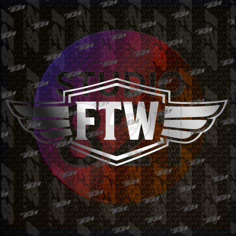 FTW winged Emblem Forever Two Wheels decal sticker