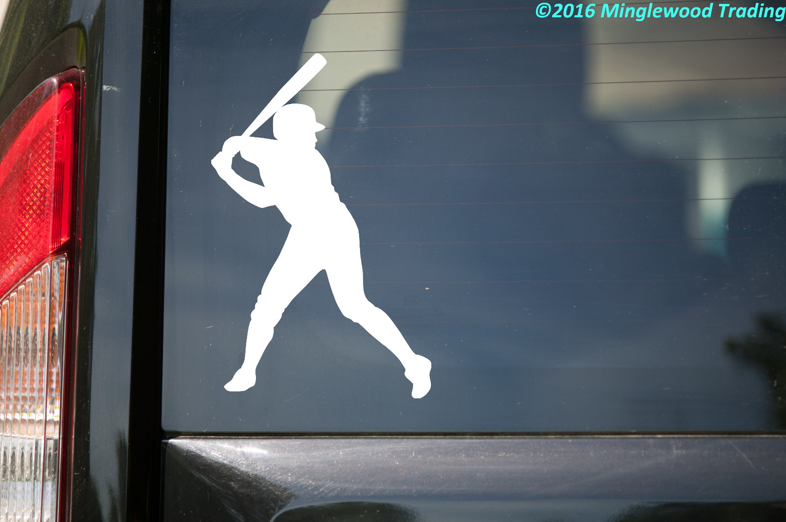 Baseball Batter V2 vinyl decal sticker | Player Hitter Little League |