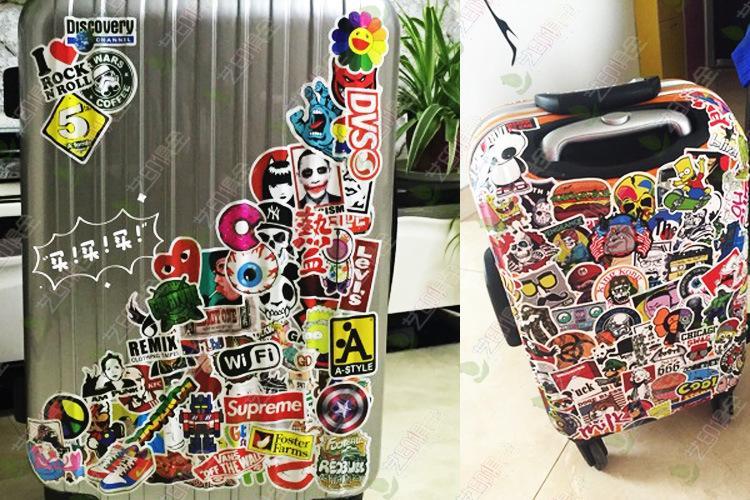 100 Skateboard Stickers Vinyl Laptop Luggage Decal Dope Sticker Lot