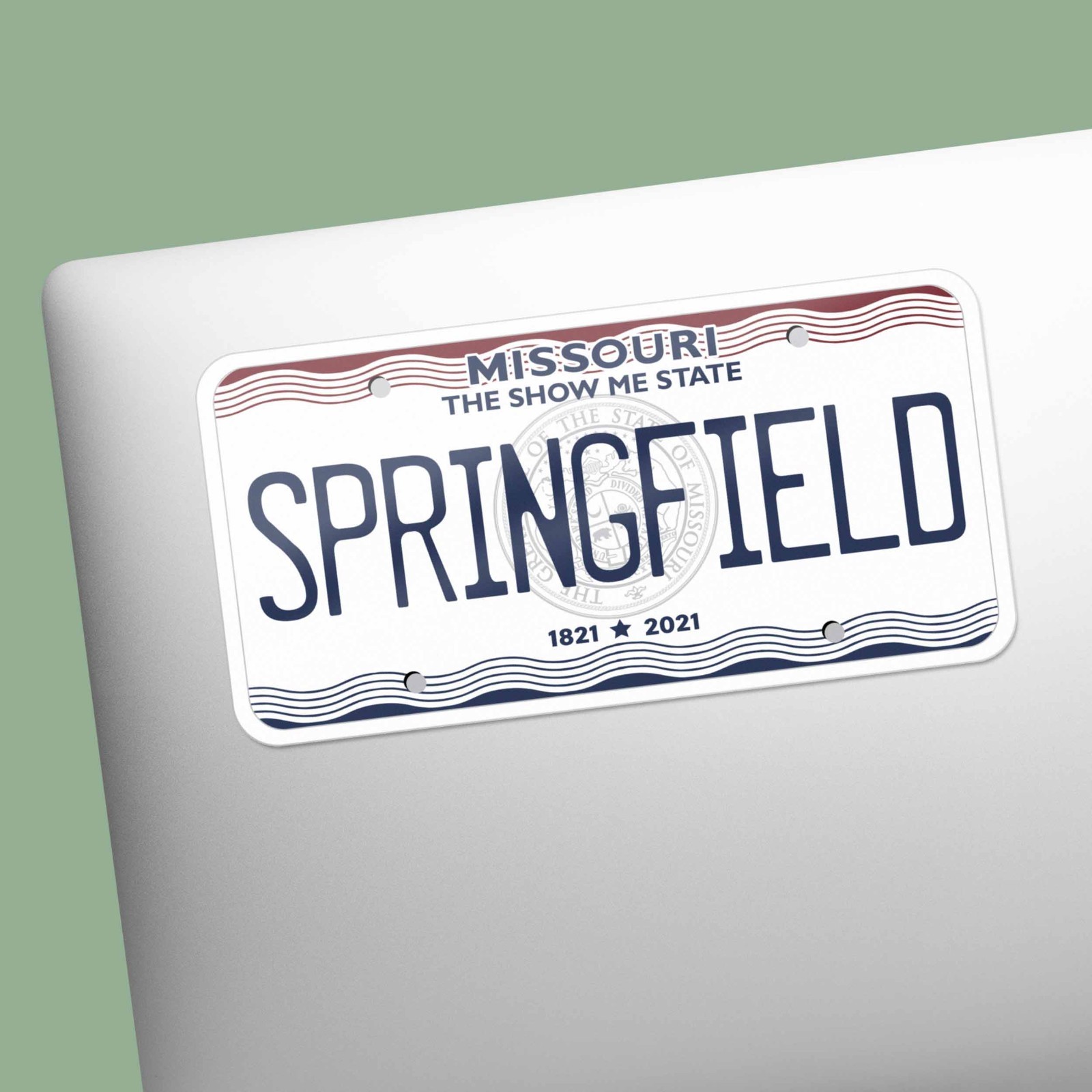 Missouri License Plate Sticker – Choose Your MO City