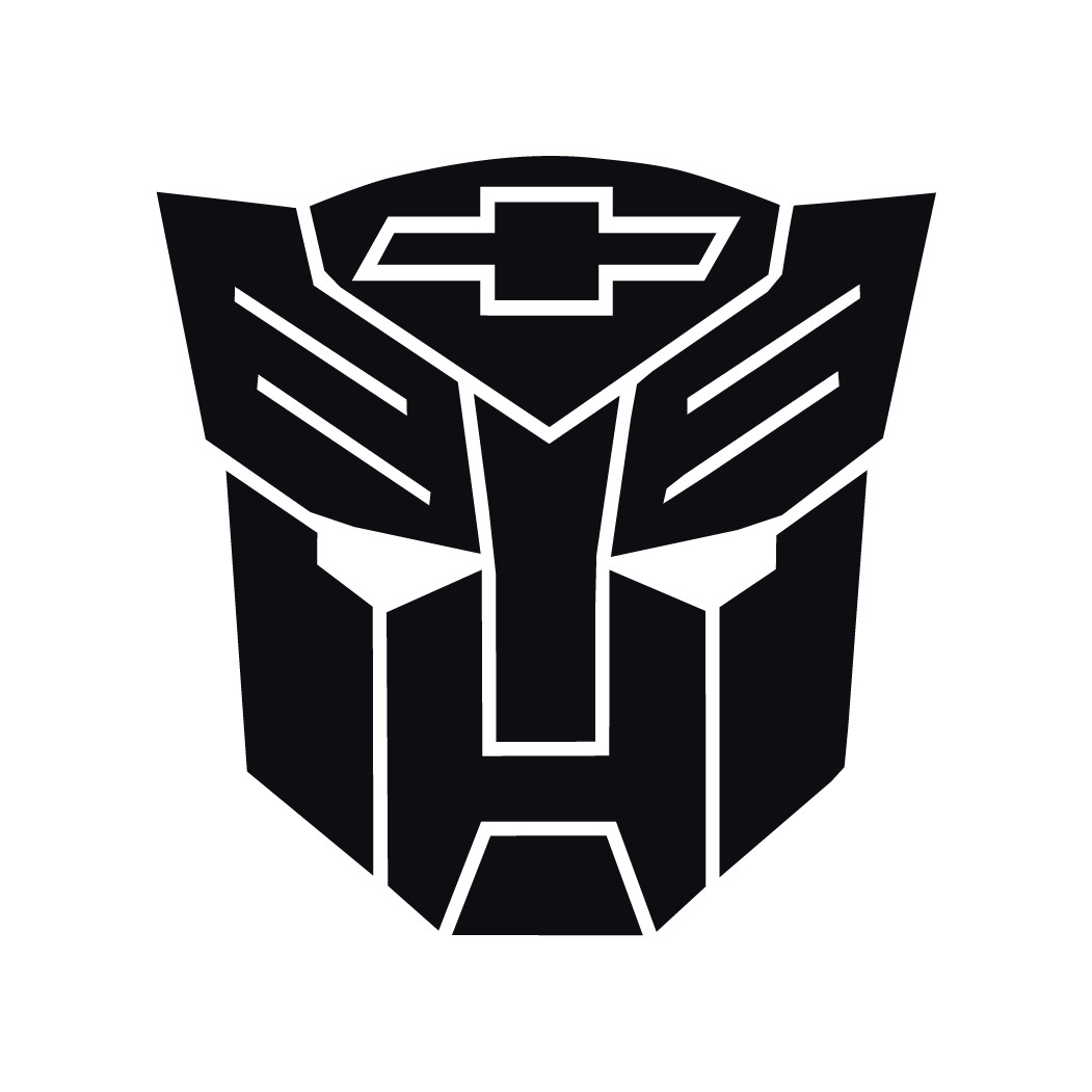 Chevy Transformer Die Cut Decal Made in USA Multiple Colors Available 6+yrs