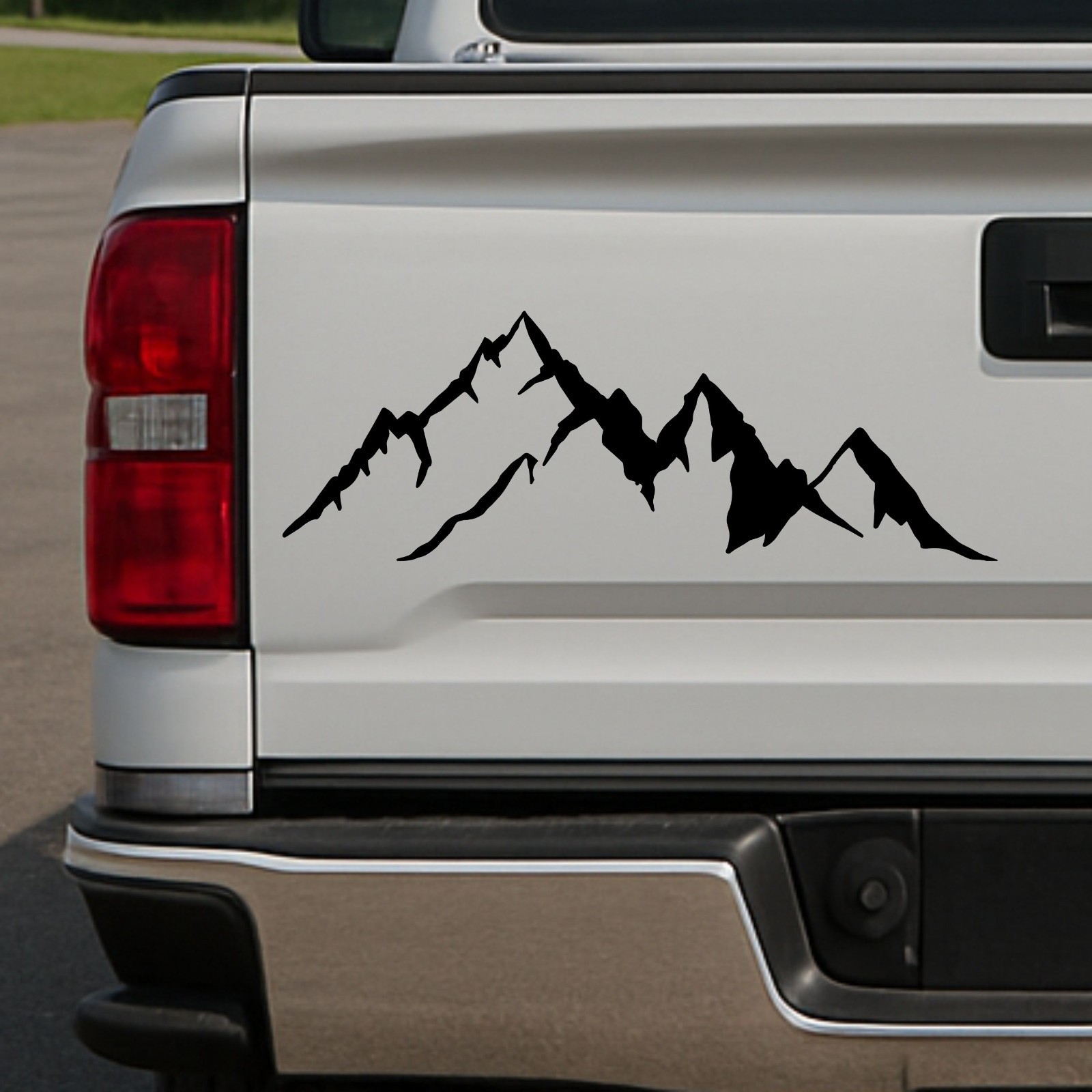 Mountain Range Decal Outdoors Nature Sticker Outdoors Sticker Hiking Adventure