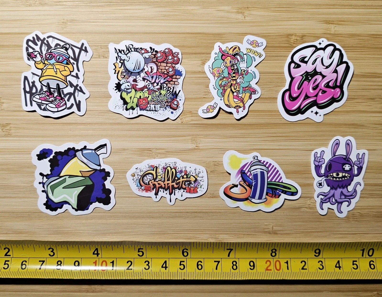 GRAFFITI ARTIST STREET ART SPRAY PAINTING PAINT CAN S86 STICKER LOT STICKERS