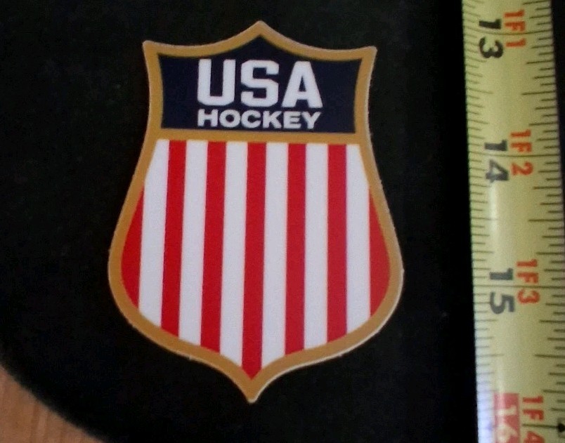 Team USA Olympic Hockey Shield Crest Vinyl Sticker Decal Helmet Car Rain Proof