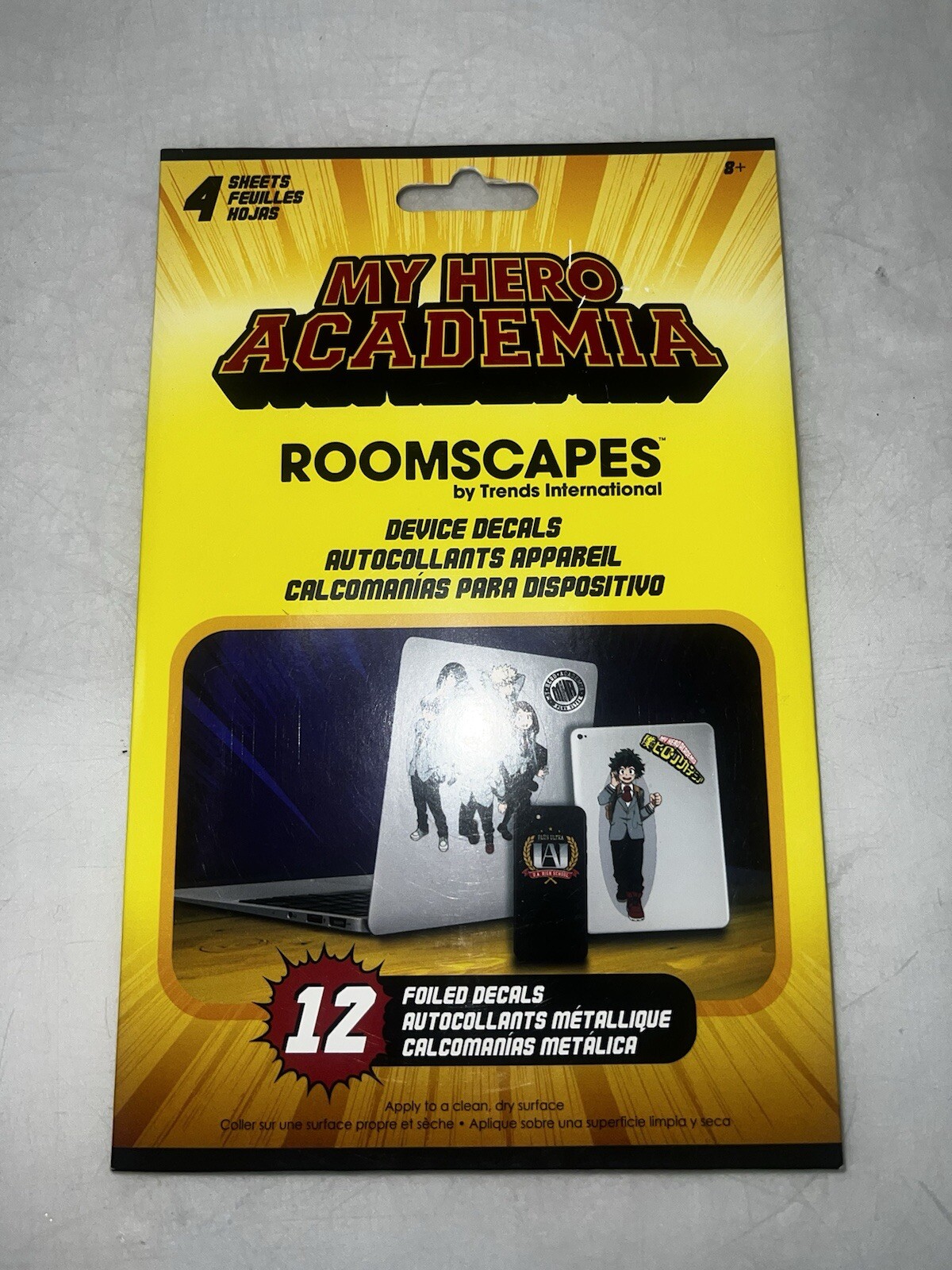 MY HERO ACADEMIA Roomscapes Device Decals & Mobil Wallet by Trends #DC024 LOT