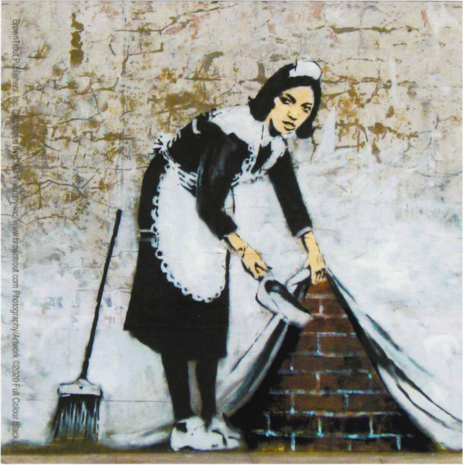 Sticker – Banksy Camden Maid Street Art Graffiti Artist 4" Decal #5768 New Cool