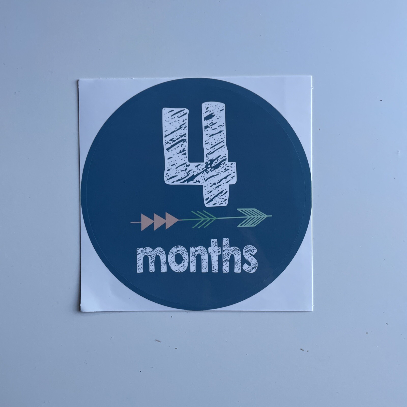 Monthly Baby Milestone Decal Stickers Set of 12 Gender Neutral Brand New
