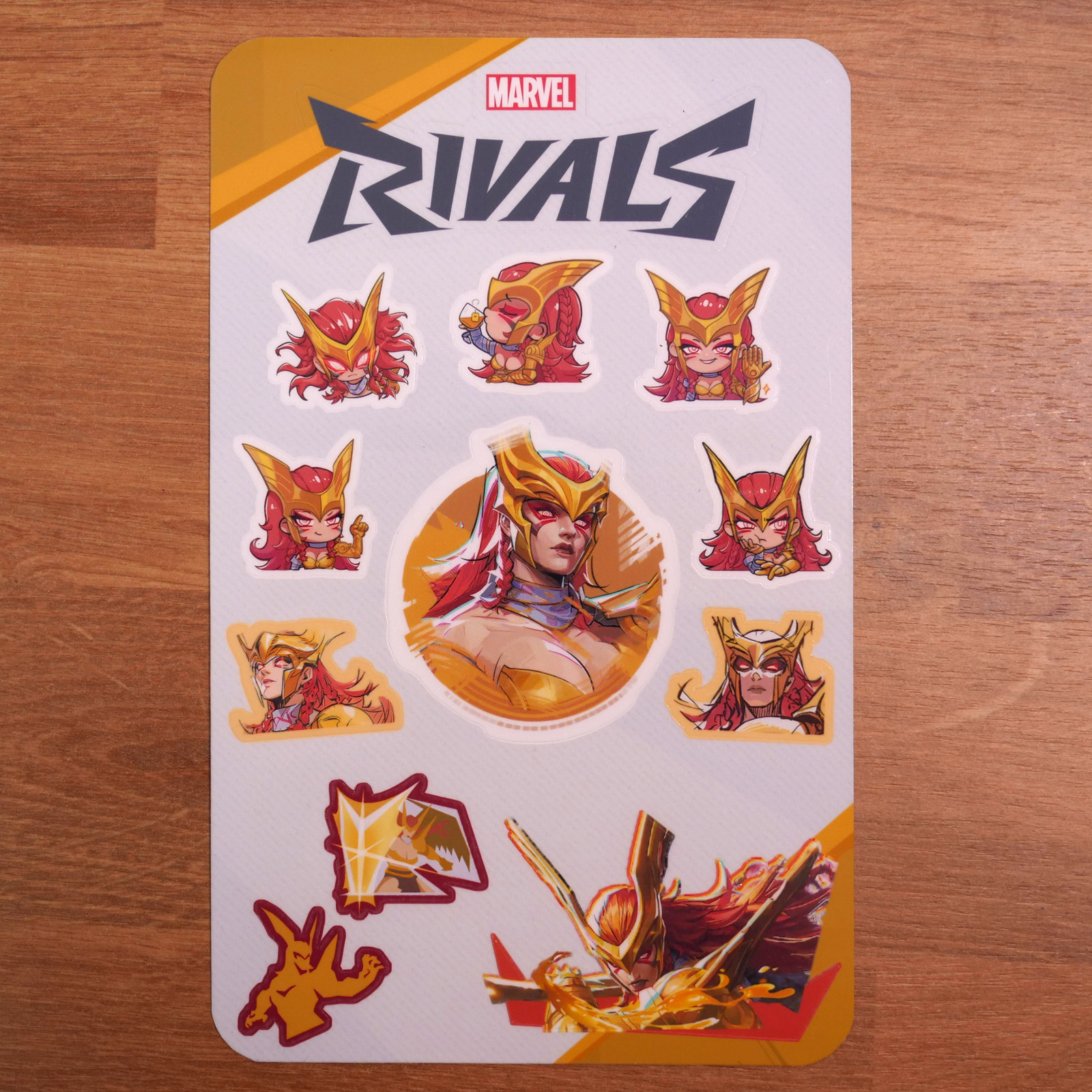 Marvel Rivals Angela Sticker Sheet