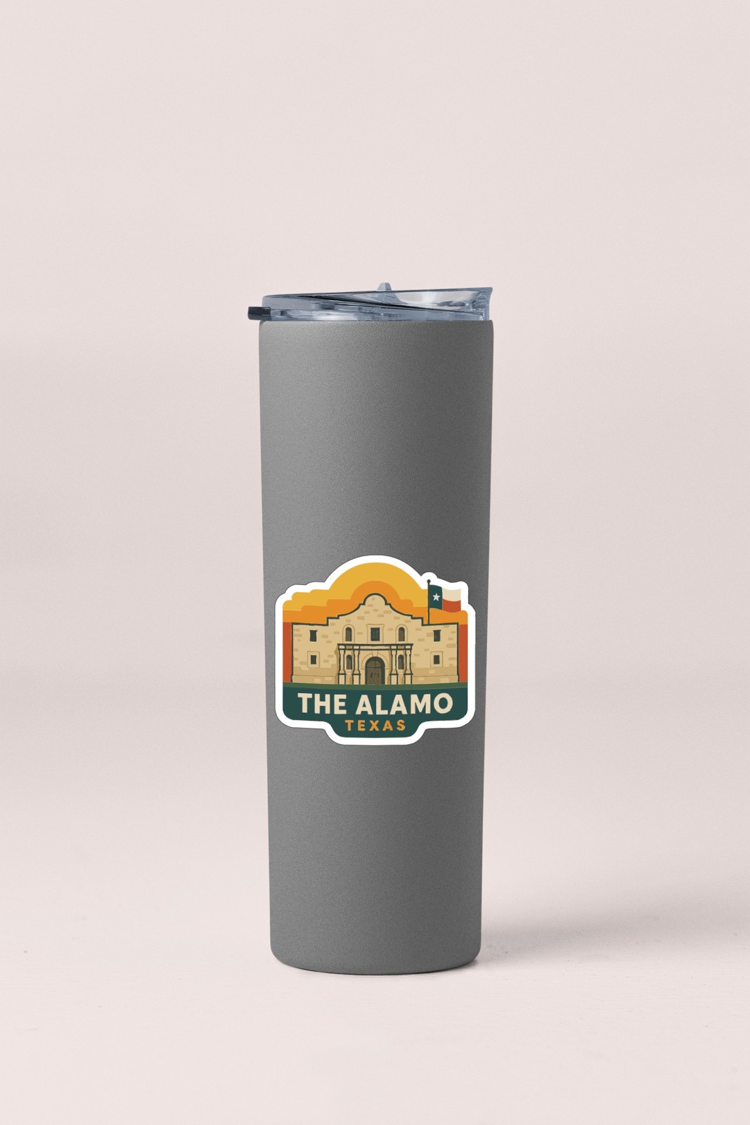 Alamo Texas Sticker Decal Vinyl Die-Cut Symbolic Landmark Design