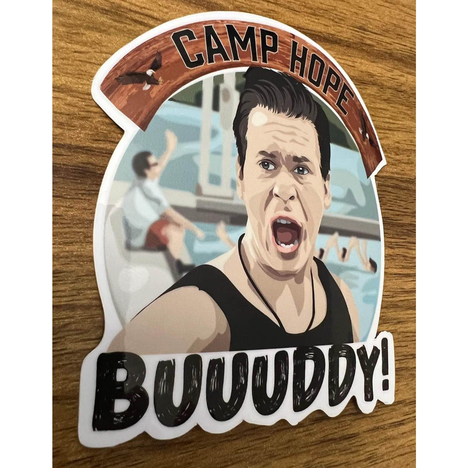 Heavyweights | Disney Movie | Buddy System | Lars | 4"Vinyl Sticker Decal |
