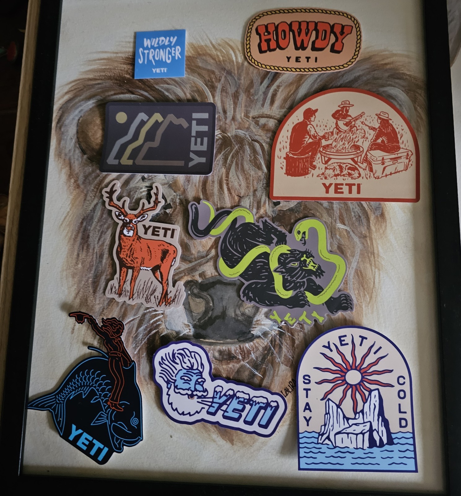 YETI stickers, decals Set of 9 – Limited Editions